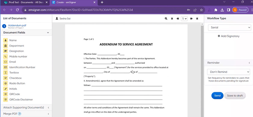 Dashboard Efficient Collaboration