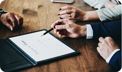 Sales Contract Signing