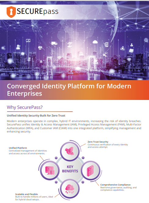 SecurePass Converged Identity Platform