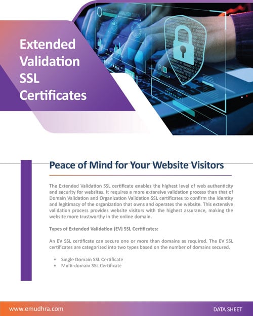 Extended Validation SSL Certificates